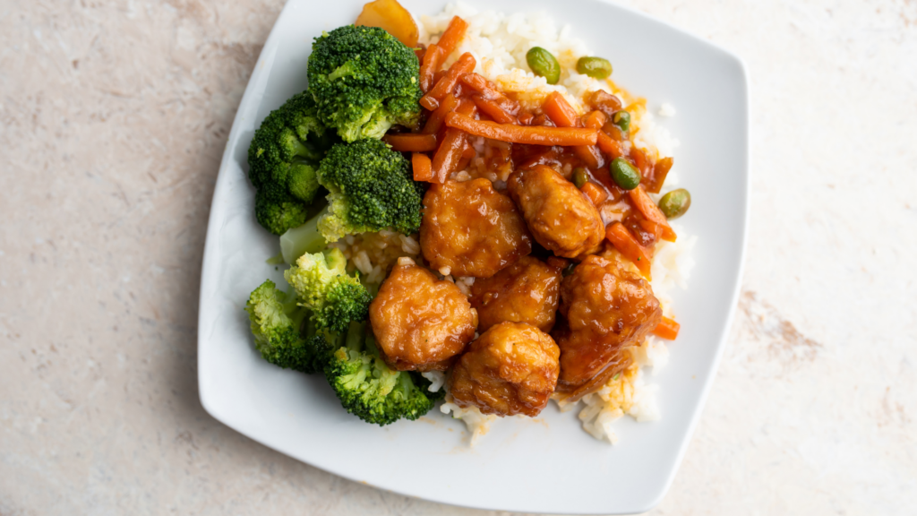 healthy orange chicken