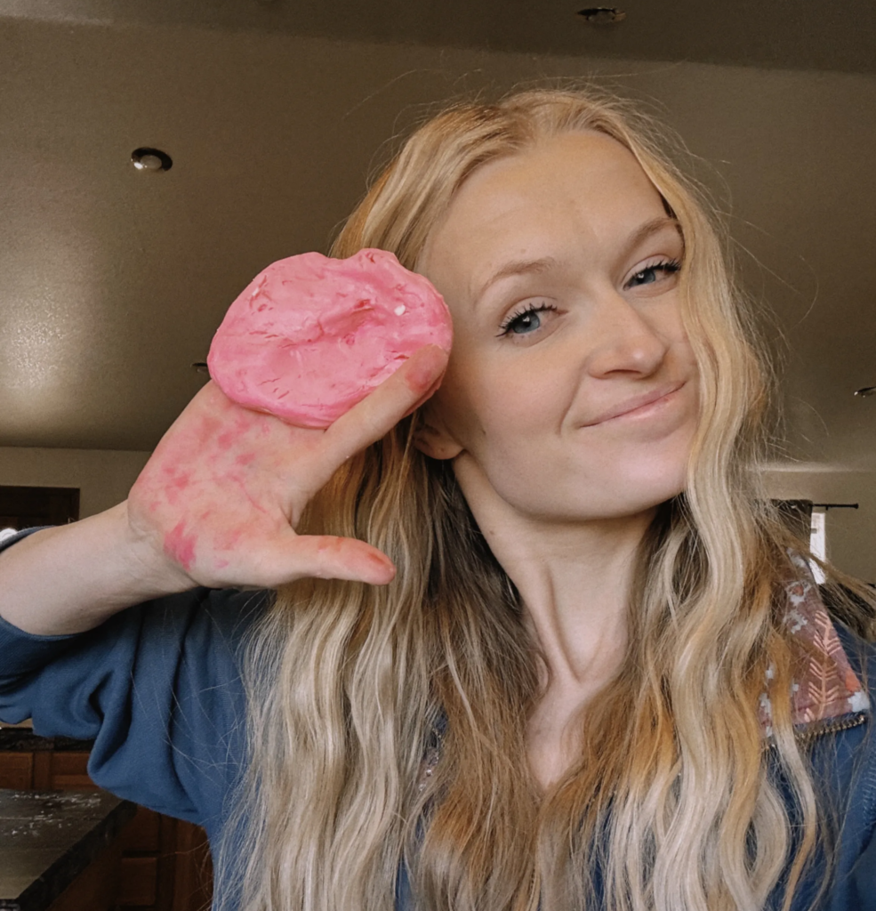 pink cloud dough