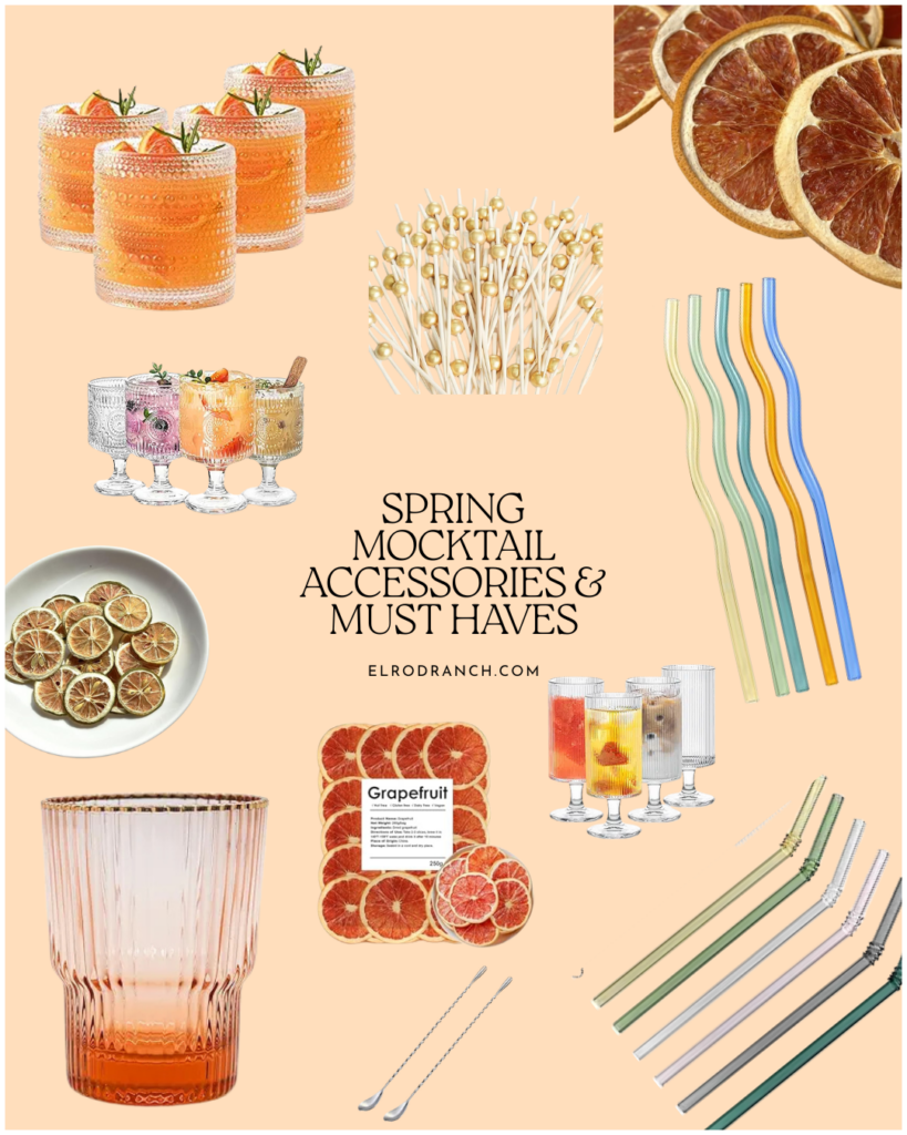 spring mocktail accessories amazon links