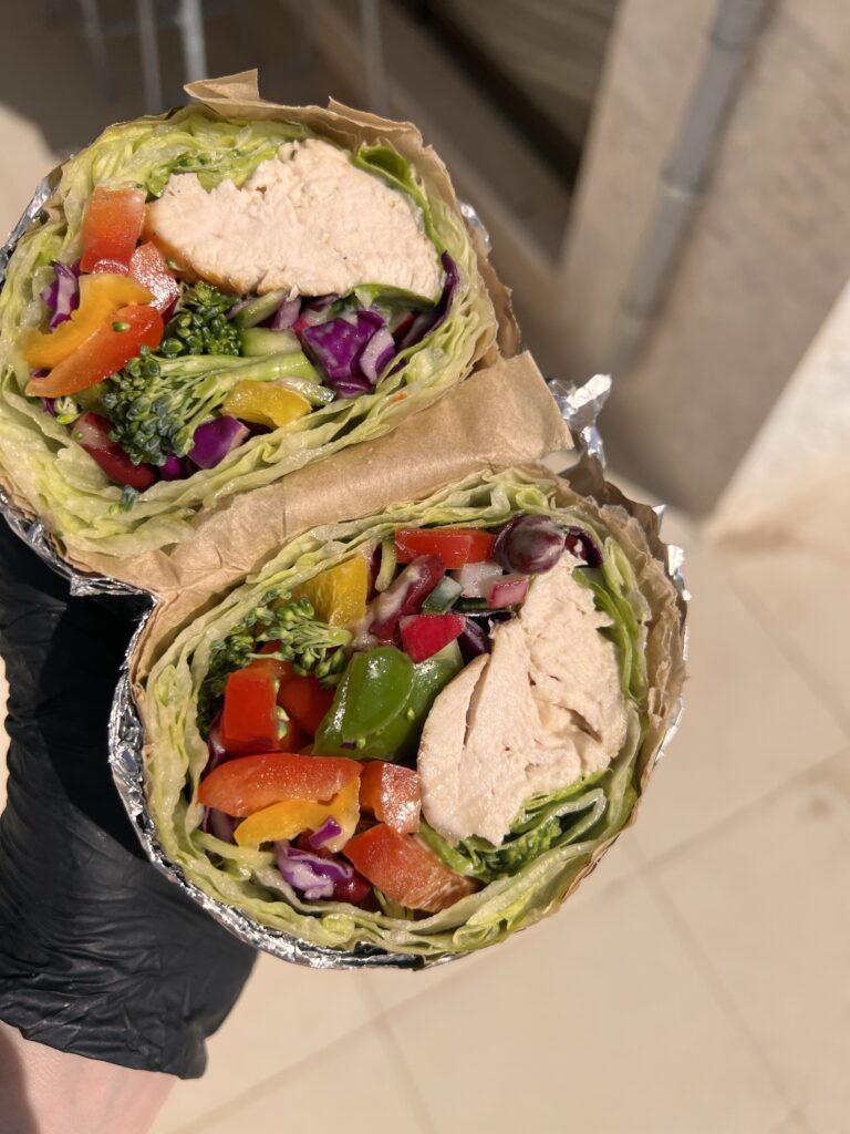 chicken wrap summer easy dinner