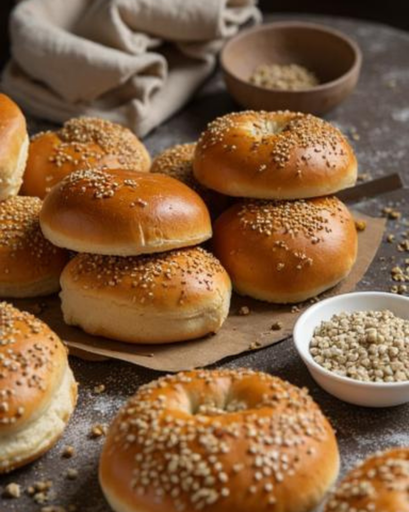 Soft, fluffy, quick homemade hamburger buns made with simple pantry ingredients and no long rise time. Perfect for burgers, sandwiches, and busy weeknight dinners.