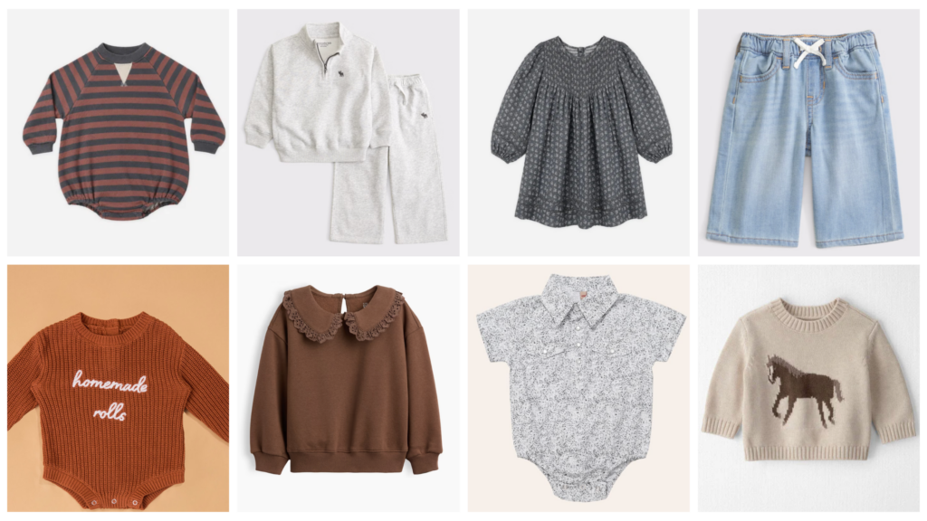 Fall Outfits Baby and Toddlers